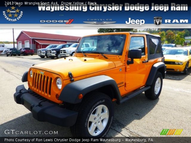 2012 Jeep Wrangler Sport 4x4 in Dozer Yellow