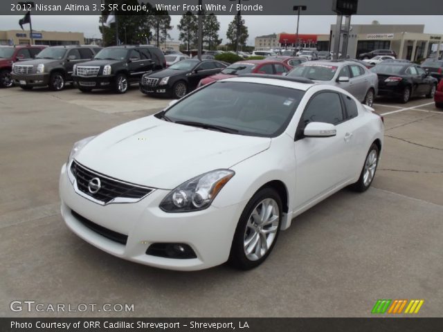 2012 Nissan altima coupe winter frost #3