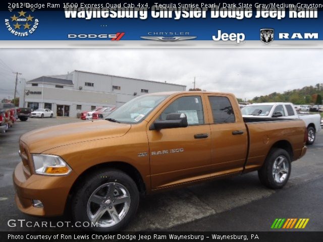 2012 Dodge Ram 1500 Express Quad Cab 4x4 in Tequila Sunrise Pearl