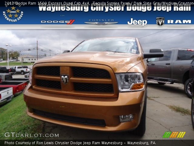 2012 Dodge Ram 1500 Express Quad Cab 4x4 in Tequila Sunrise Pearl