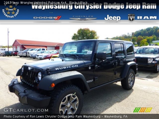 2013 Jeep Wrangler Unlimited Rubicon 4x4 in Black