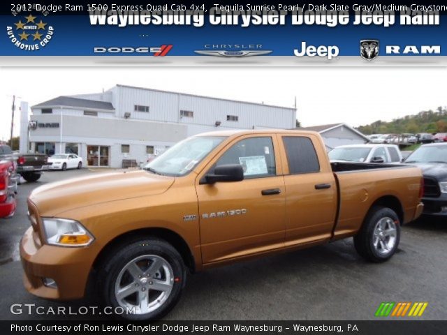 2012 Dodge Ram 1500 Express Quad Cab 4x4 in Tequila Sunrise Pearl