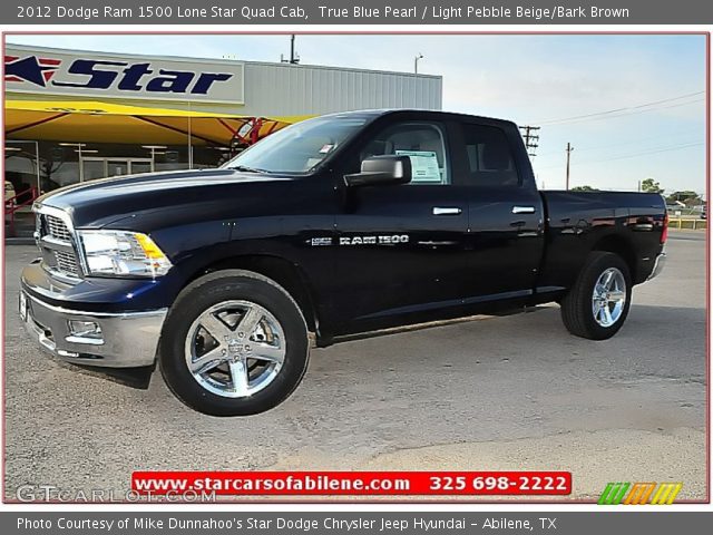 2012 Dodge Ram 1500 Lone Star Quad Cab in True Blue Pearl