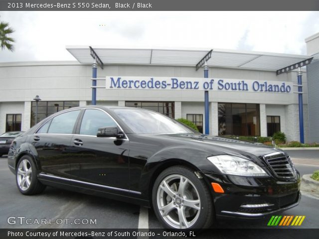 2013 Mercedes-Benz S 550 Sedan in Black