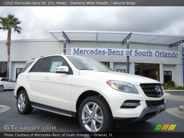 2013 Mercedes-Benz ML 350 4Matic in Diamond White Metallic