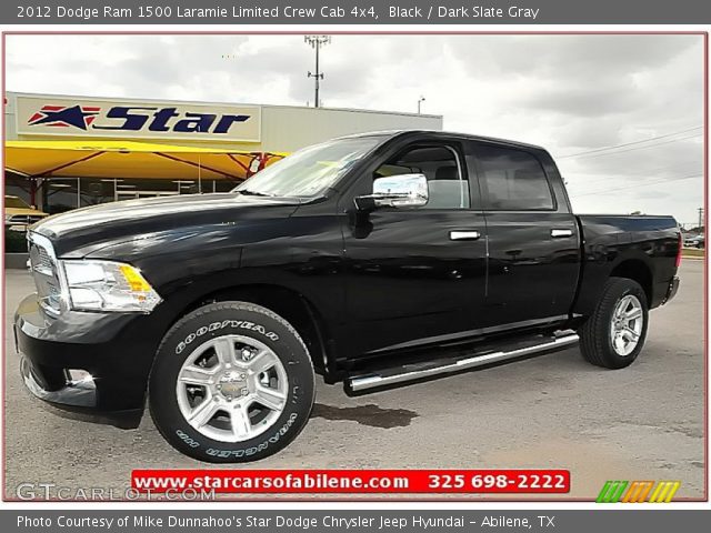 2012 Dodge Ram 1500 Laramie Limited Crew Cab 4x4 in Black