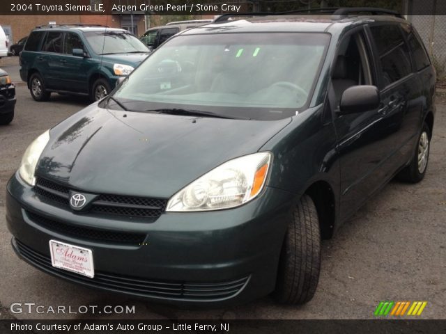 2004 Toyota Sienna LE in Aspen Green Pearl