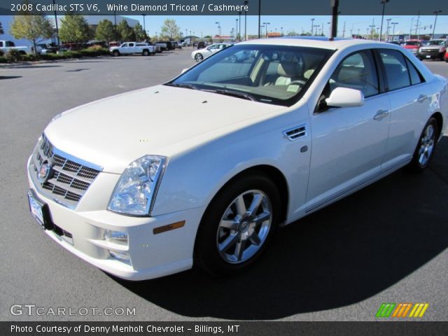 2008 Cadillac STS V6 in White Diamond Tricoat