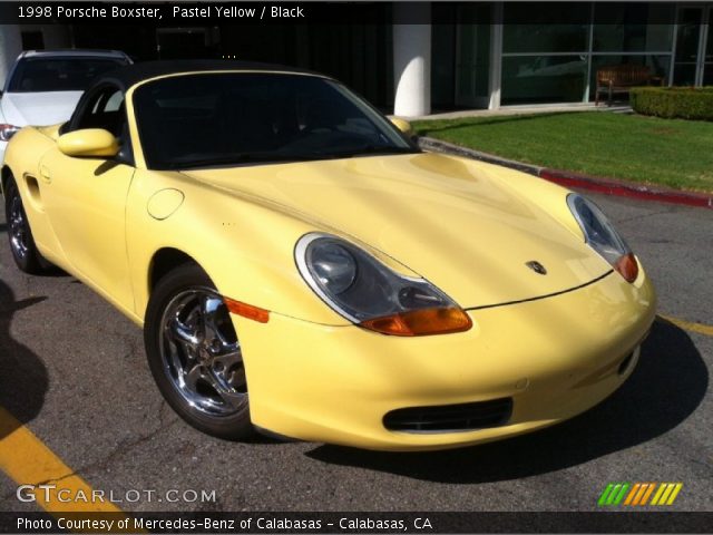 1998 Porsche Boxster  in Pastel Yellow