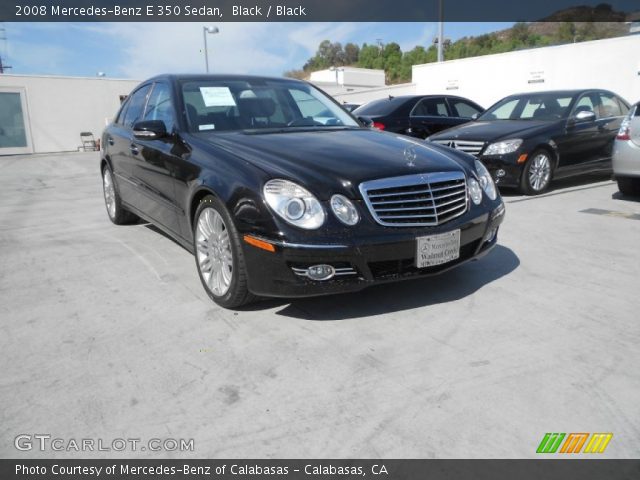 2008 Mercedes-Benz E 350 Sedan in Black