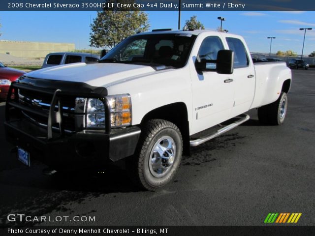 2008 Chevrolet Silverado 3500HD LT Crew Cab 4x4 Dually in Summit White