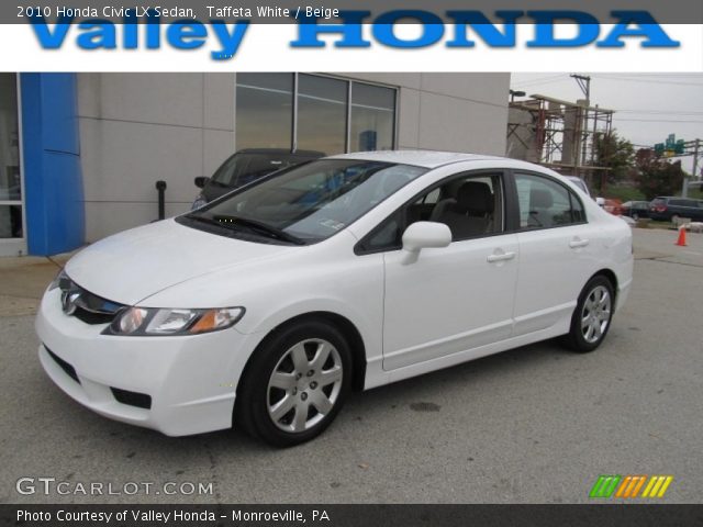 2010 Honda Civic LX Sedan in Taffeta White