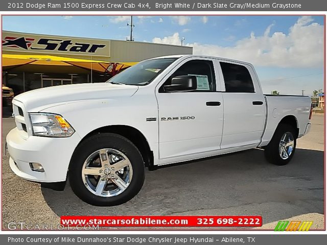 2012 Dodge Ram 1500 Express Crew Cab 4x4 in Bright White