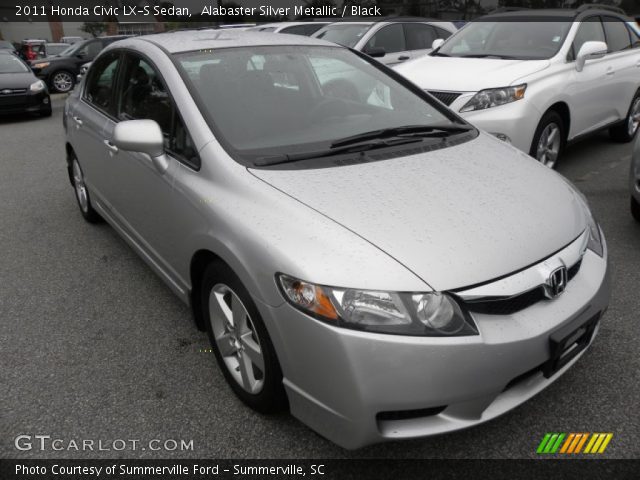2011 Honda Civic LX-S Sedan in Alabaster Silver Metallic
