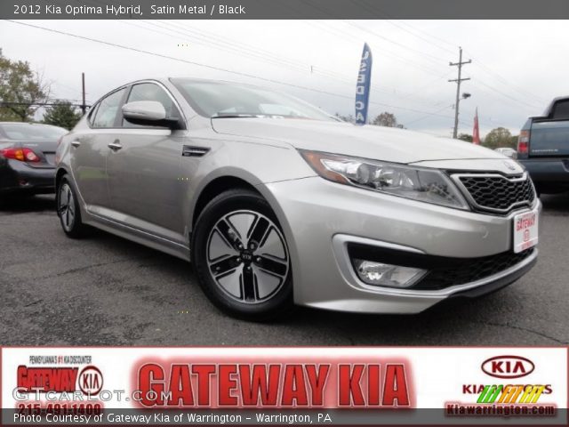 2012 Kia Optima Hybrid in Satin Metal