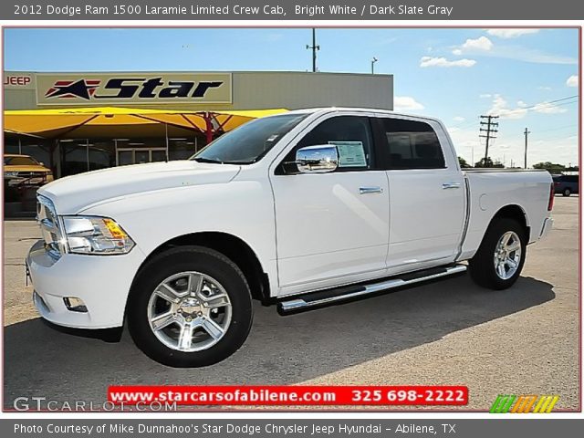 2012 Dodge Ram 1500 Laramie Limited Crew Cab in Bright White