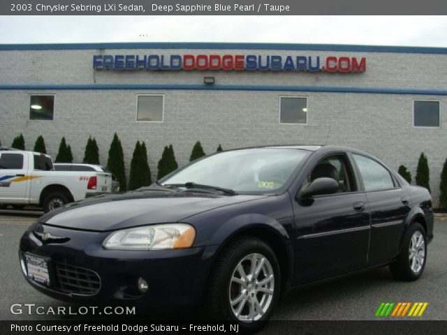 2003 Chrysler Sebring LXi Sedan in Deep Sapphire Blue Pearl