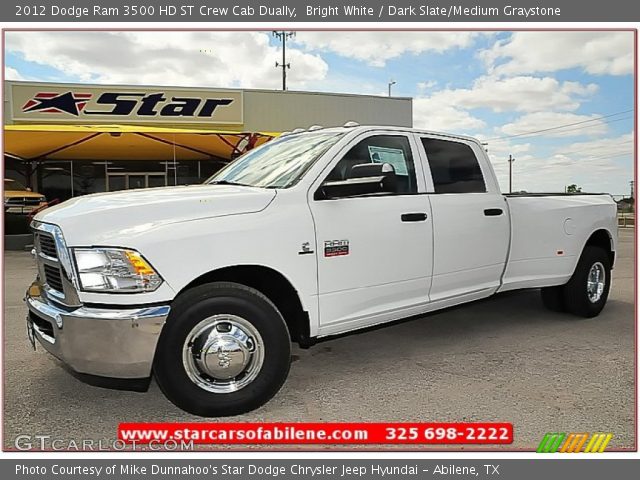 2012 Dodge Ram 3500 HD ST Crew Cab Dually in Bright White