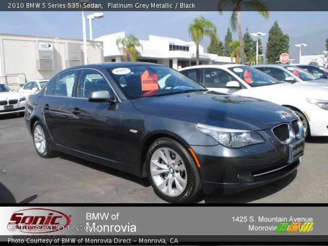 Platinum grey bmw 5 series #6