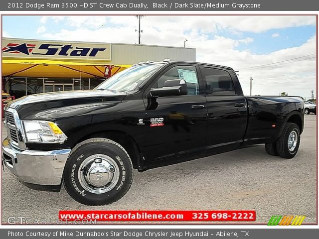 2012 Dodge Ram 3500 HD ST Crew Cab Dually in Black