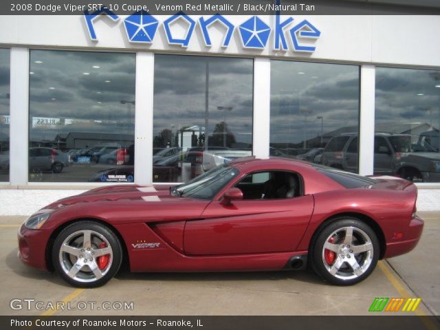 2008 Dodge Viper SRT-10 Coupe in Venom Red Metallic