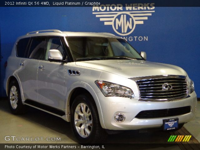 2012 Infiniti QX 56 4WD in Liquid Platinum