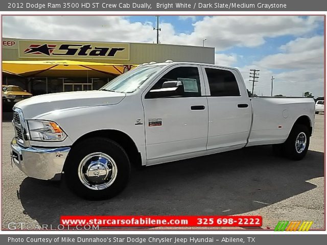 2012 Dodge Ram 3500 HD ST Crew Cab Dually in Bright White