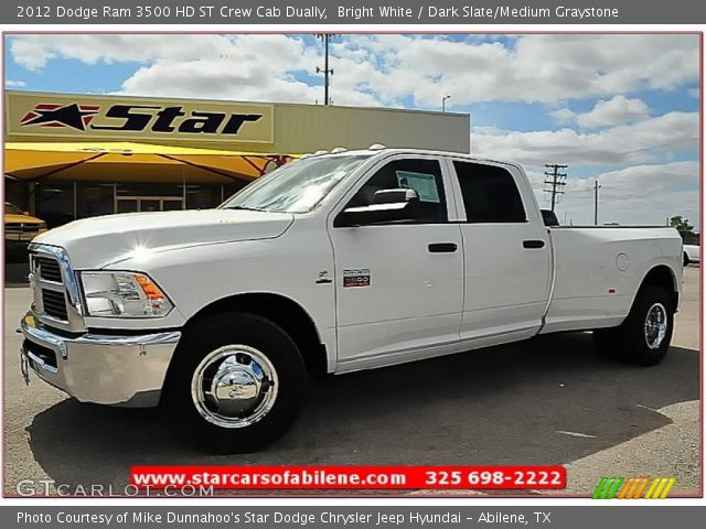 2012 Dodge Ram 3500 HD ST Crew Cab Dually in Bright White