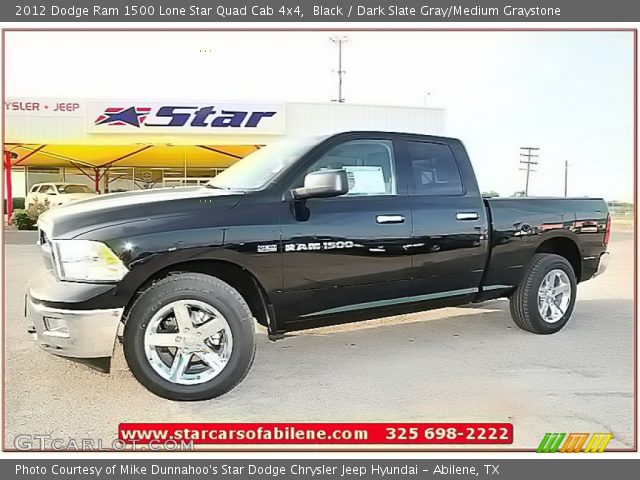 2012 Dodge Ram 1500 Lone Star Quad Cab 4x4 in Black