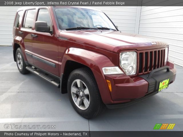 2008 Jeep Liberty Sport in Inferno Red Crystal Pearl