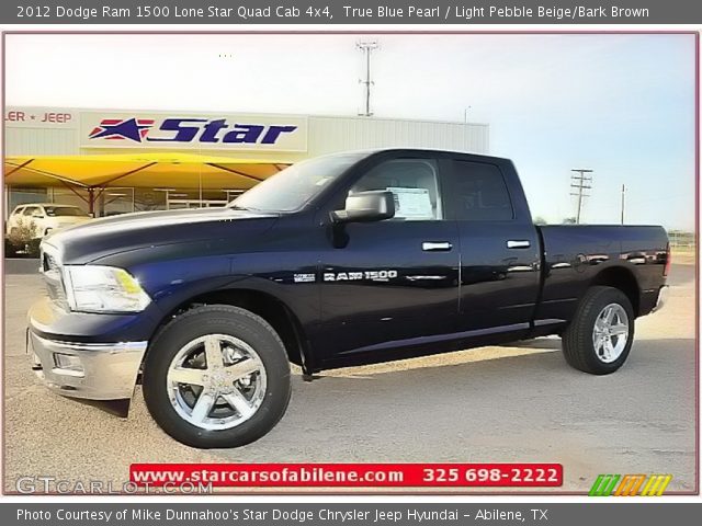 2012 Dodge Ram 1500 Lone Star Quad Cab 4x4 in True Blue Pearl