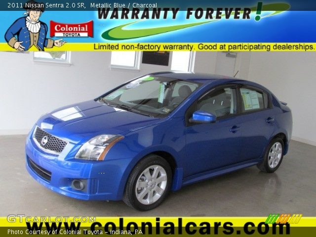 2011 Nissan Sentra 2.0 SR in Metallic Blue
