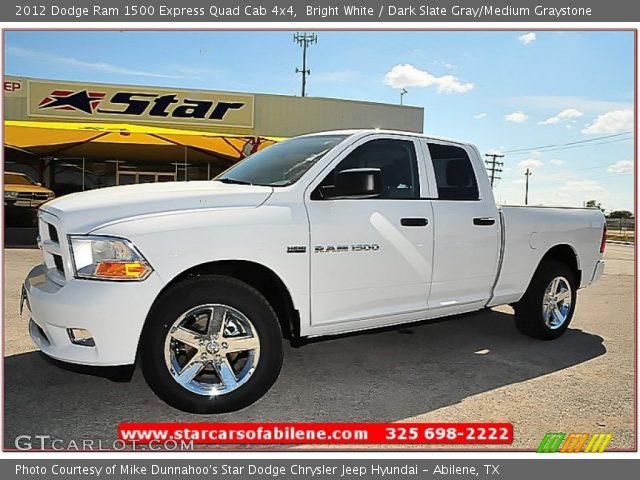 2012 Dodge Ram 1500 Express Quad Cab 4x4 in Bright White