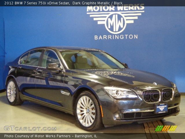2012 BMW 7 Series 750i xDrive Sedan in Dark Graphite Metallic