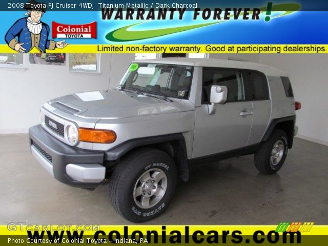 2008 Toyota FJ Cruiser 4WD in Titanium Metallic
