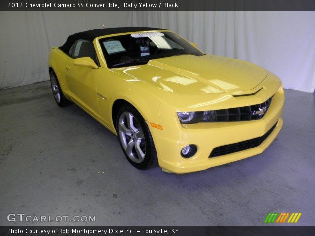 2012 Chevrolet Camaro SS Convertible in Rally Yellow