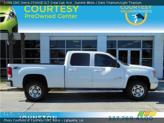 2009 GMC Sierra 2500HD SLT Crew Cab 4x4 in Summit White