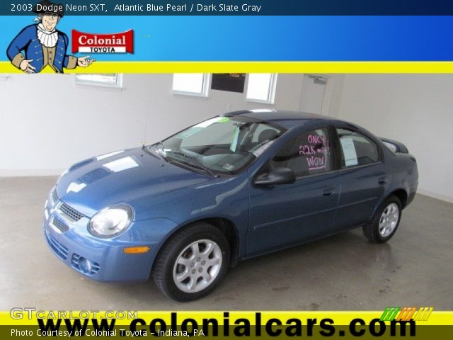 2003 Dodge Neon SXT in Atlantic Blue Pearl