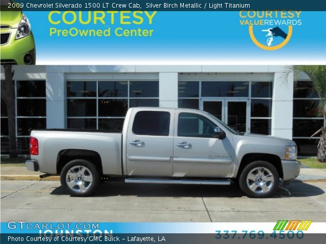 2009 Chevrolet Silverado 1500 LT Crew Cab in Silver Birch Metallic