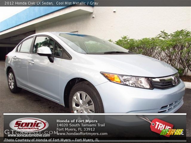 2012 Honda Civic LX Sedan in Cool Mist Metallic