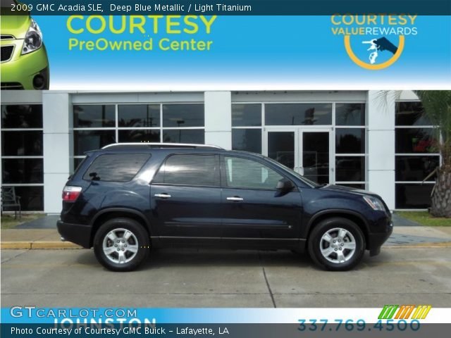 2009 GMC Acadia SLE in Deep Blue Metallic