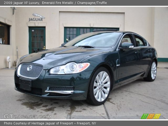 2009 Jaguar XF Luxury in Emerald Fire Metallic