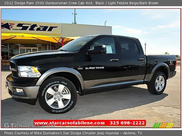 2012 Dodge Ram 1500 Outdoorsman Crew Cab 4x4 in Black