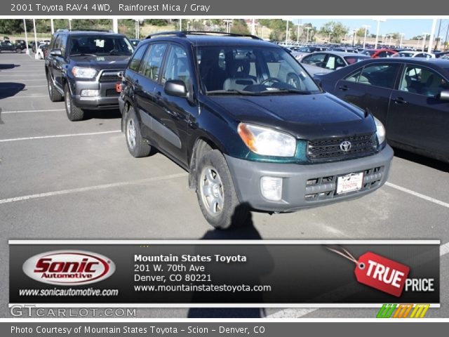 2001 Toyota RAV4 4WD in Rainforest Mica