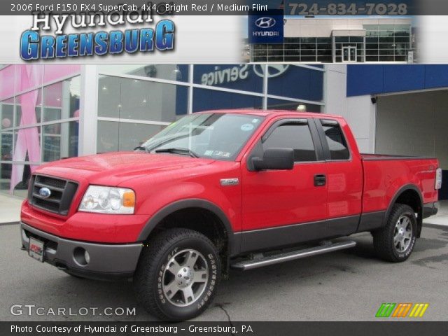 2006 Ford F150 FX4 SuperCab 4x4 in Bright Red