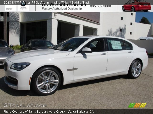 2013 BMW 7 Series 750Li Sedan in Alpine White
