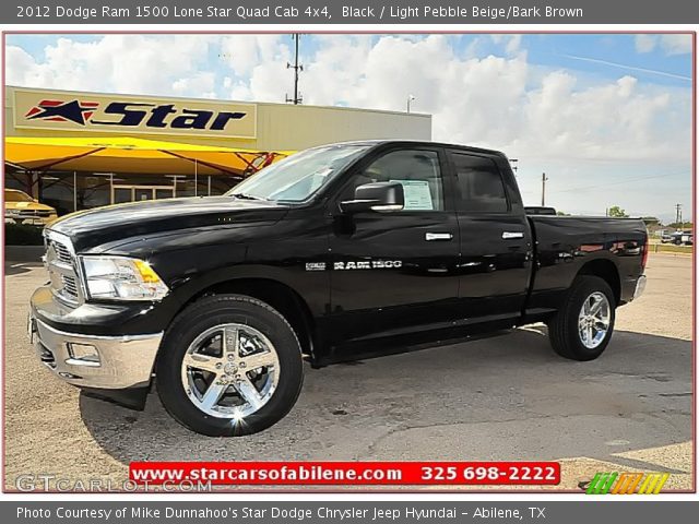 2012 Dodge Ram 1500 Lone Star Quad Cab 4x4 in Black