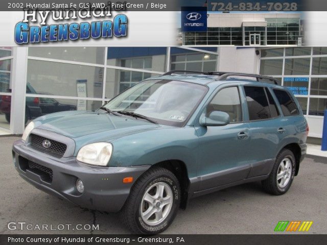 2002 Hyundai Santa Fe GLS AWD in Pine Green