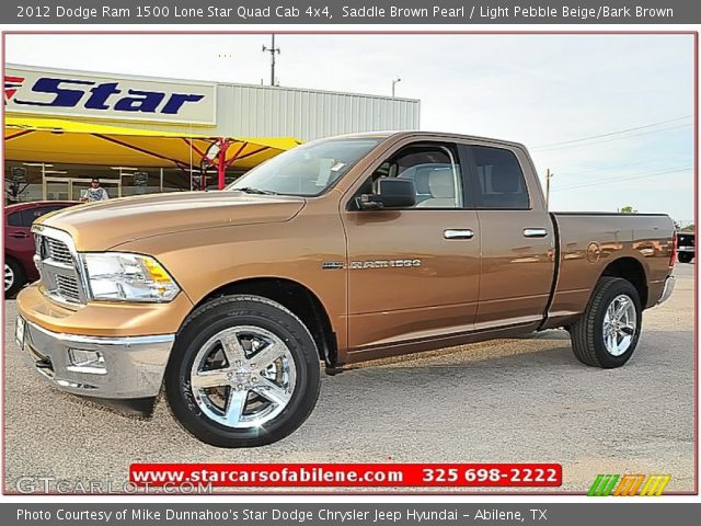 2012 Dodge Ram 1500 Lone Star Quad Cab 4x4 in Saddle Brown Pearl