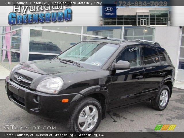 2007 Hyundai Tucson GLS in Obsidian Black Metallic